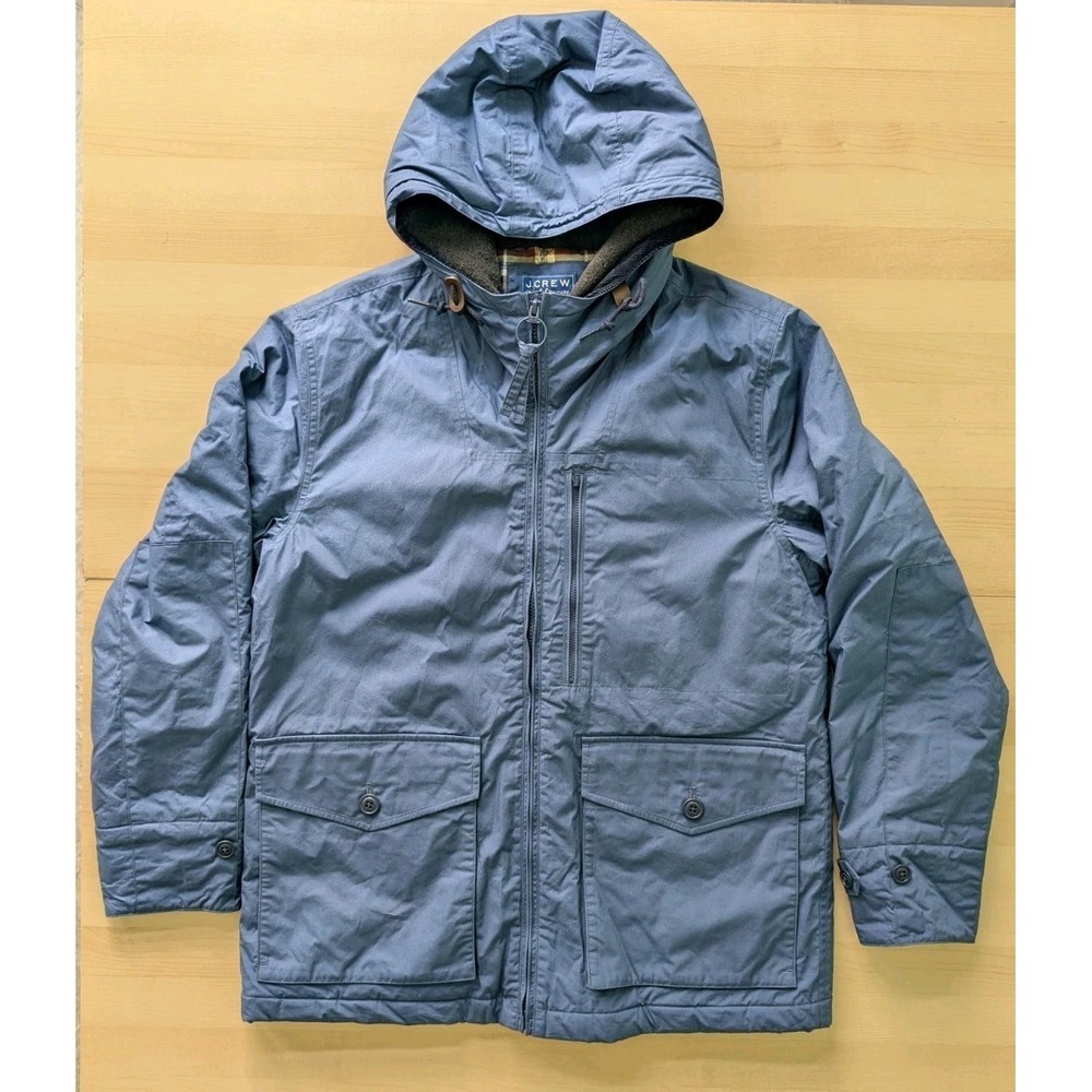 J Crew Trademark Sporting Goods Utility Fishing Jacket‎ Kinloch Cloth Pockets